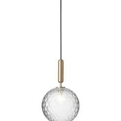 Miira 1 Pendel 200 mm, Mässing / Opal