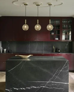 Miira 1 Pendel 200 mm, Mässing / Opal