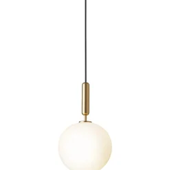 Miira 1 Pendel 200 mm, Mässing / Opal