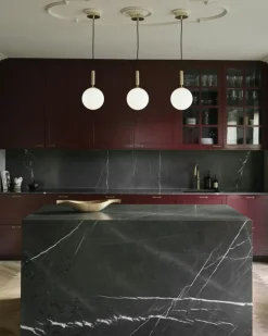 Miira 1 Pendel 200 mm, Mässing / Opal