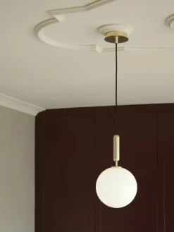 Miira 1 Pendel 200 mm, Mässing / Opal