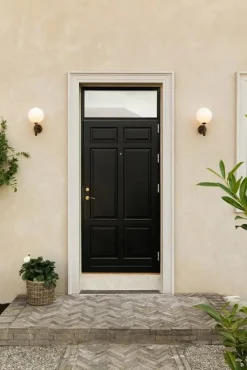 Nuura Fasadlampor|Fasadlampor-Miira Vägglampa Utomhus, Svart / Opal