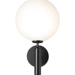 Nuura Fasadlampor|Fasadlampor-Miira Vägglampa Utomhus, Svart / Opal