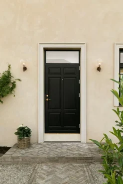 Nuura Fasadlampor|Fasadlampor-Miira Vägglampa Utomhus, Svart / Opal