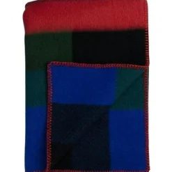 Mikkel Pläd 135x200 cm, Röd