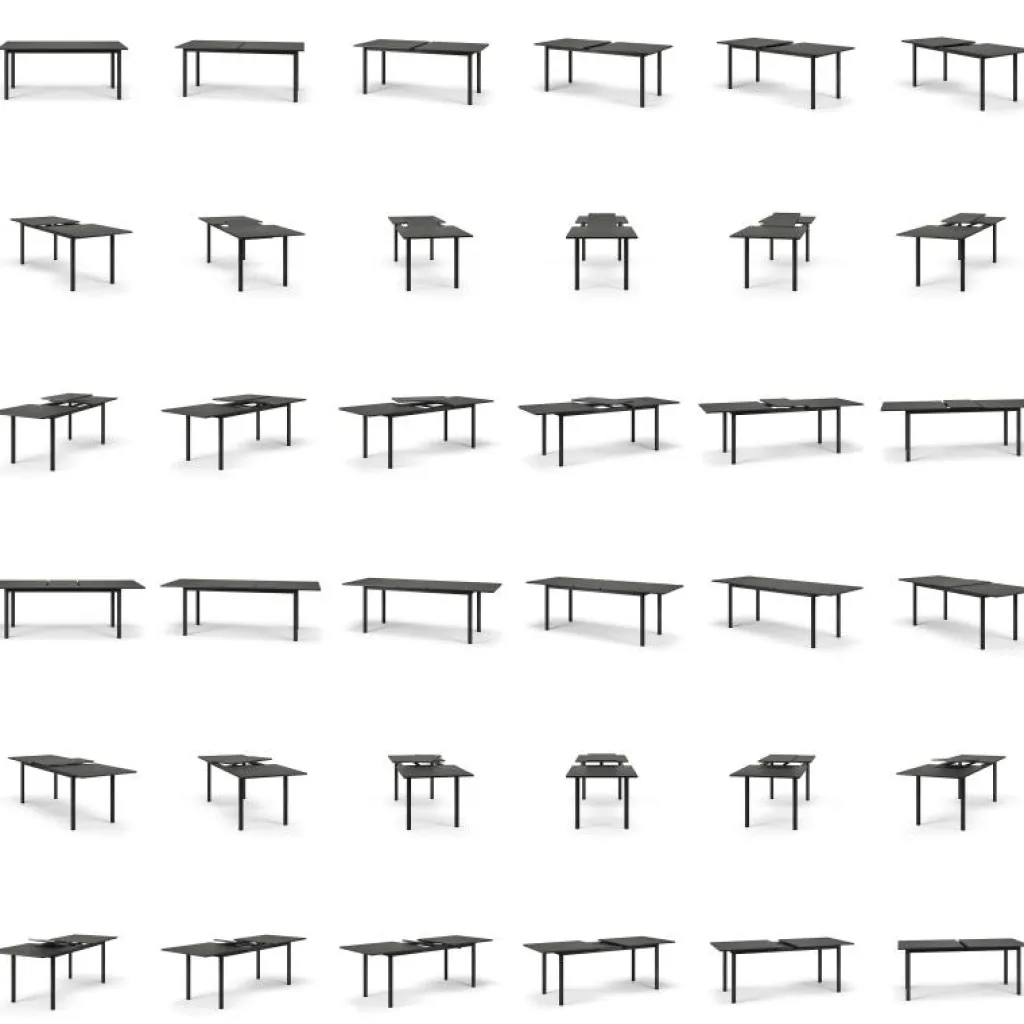 Decotique Matbord Och Barbord-Milo C12 Matbord 84x180 + 40 cm,