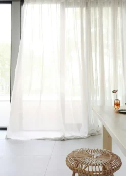 Mimmi Gardin Återvunnet Tyg Dubbel Bredd, Natur, 290x290 cm