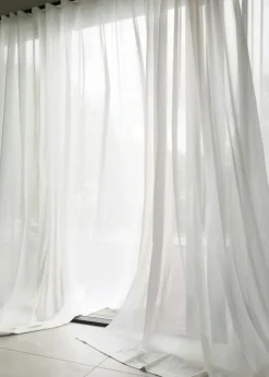 Mimmi Gardin Återvunnet Tyg Dubbel Bredd, Natur, 290x290 cm