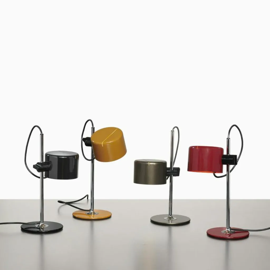 Oluce Skrivbordslampor|Bordslampor-Mini Coupé 2201 Bordslampa, Svart