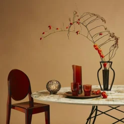 Kartell Portabla Lampor|Portabla Lampor-Mini Planet Bordslampa Batteri Dimbar, Smoke