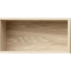 Muuto Modulära Hyllsystem|Vägghyllor-Mini Stacked Hylla S, Brown Green
