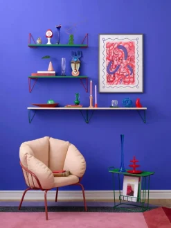 Maze Brickbord|Sidobord & Avlastningsbord-Minnie Mae Paper Brickbord, Svart