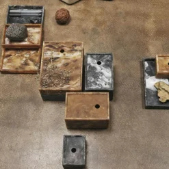 Ferm Living Boxar & Askar-Mist Ask Med Lock 7.5x10 cm, Sugar Kelp