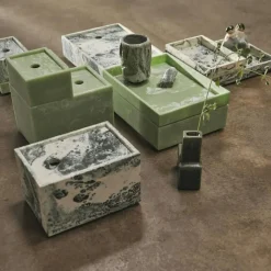 Mist Bricka 10x15 cm, Charcoal