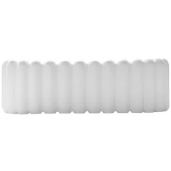 Mist Kruka Oval Small, Vit