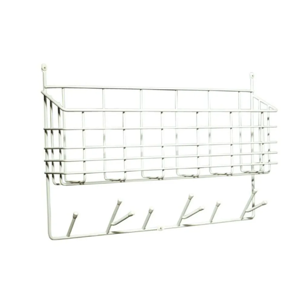 Mitten Förvaringshylla, Vit