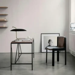 Astep Skrivbordslampor|Bordslampor-Model 537 Bordslampa, Mässing / Vit