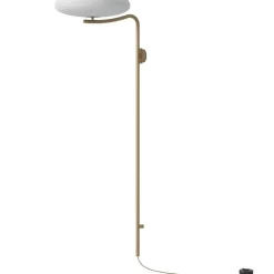 Model 2065 Vägglampa, Vit / Champagne