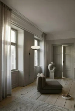 Model 2065 Vägglampa, Vit / Champagne