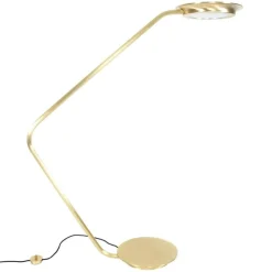 Modernist Floor Lamp Golvlampa, Mässing