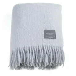 Stackelbergs Plädar & Filtar-Mohair Filt Rullad Frans 130x170 cm, Antique Rose