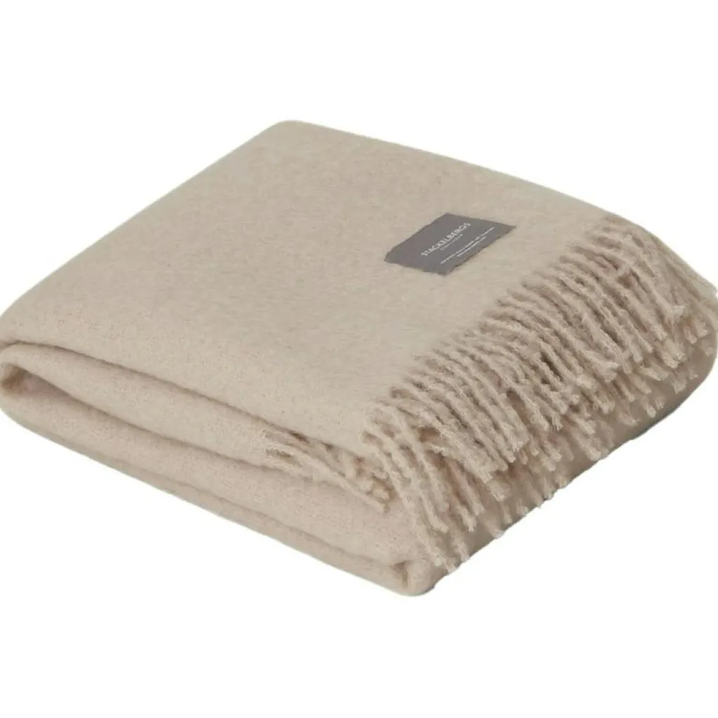 Stackelbergs Plädar & Filtar-Mohair Pläd 130x170 cm, Vit/Slate