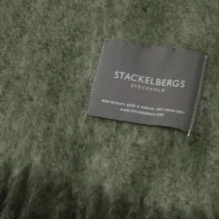 Stackelbergs Plädar & Filtar-Mohair Pläd 130x170 cm, Vit/Slate