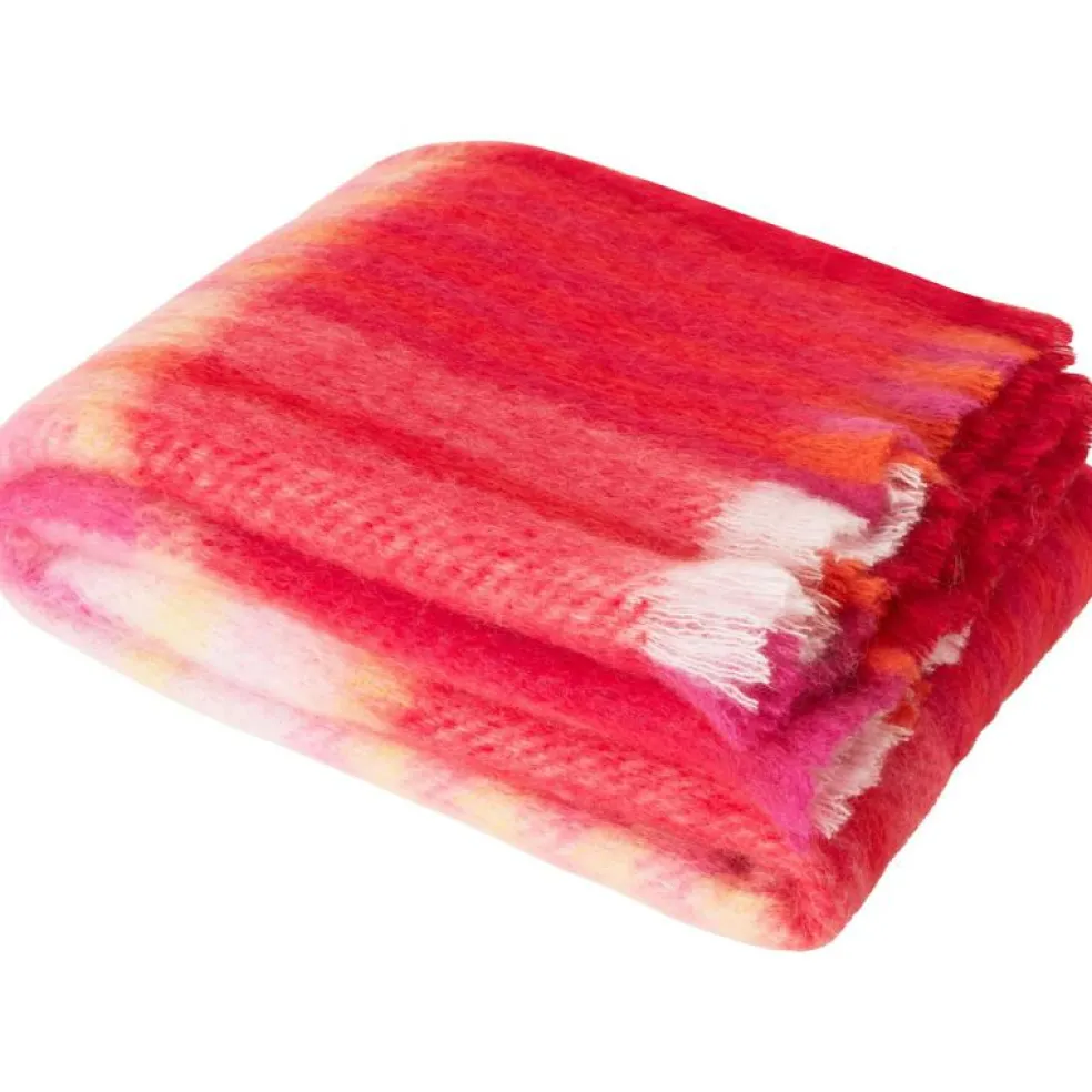 Mohair Rescue Filt 130x170 cm, Rosa