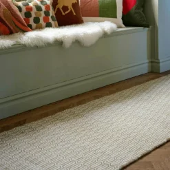 Chhatwal & Jonsson Ullmattor|Slätvävda Mattor-Mohini Ullmatta 250x350 cm, Beige