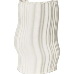 Moire Vas Off-white, 30 cm