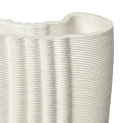Moire Vas Off-white, 30 cm