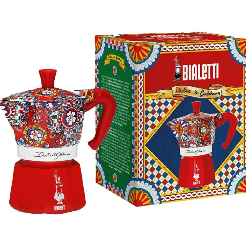 Bialetti Kaffebryggare & Tekokare-Moka Express Kaffebryggare Dolce&Gabbana, 6 Koppar