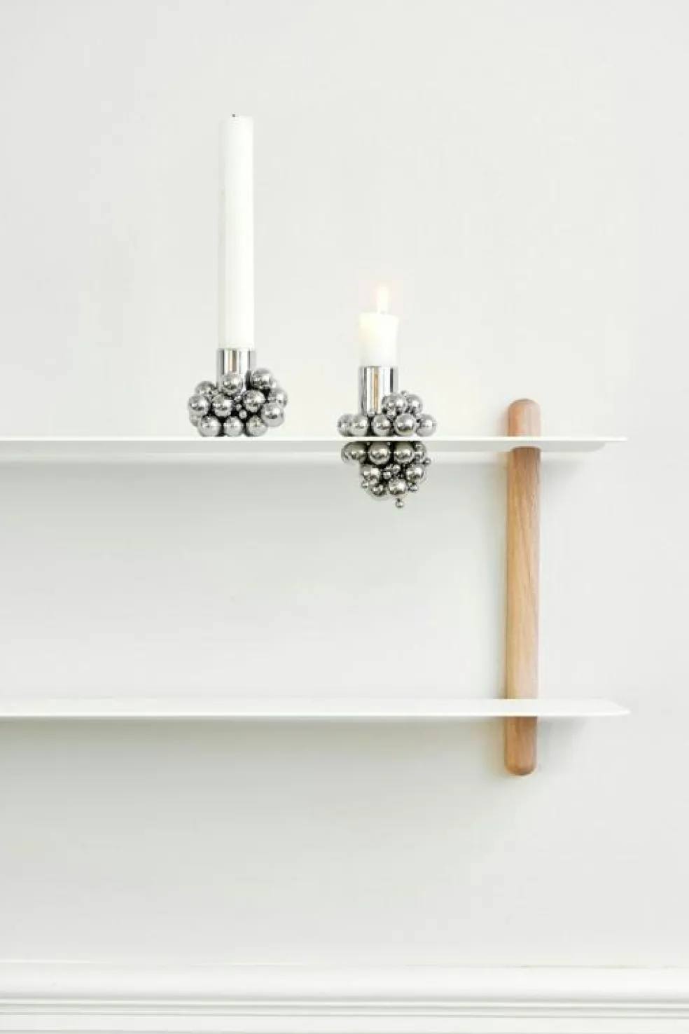 Molekyl Ljusstake 4, Mässing