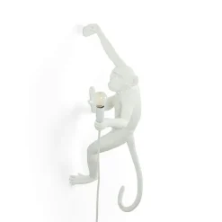 Monkey Lamp Hanging Höger Version, Vit