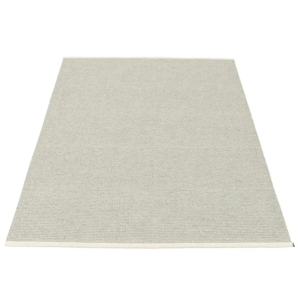 Pappelina Utomhusmattor & Balkongmattor|Plastmattor-Mono Matta 140x200 cm, Fossil Grey/Warm Grey
