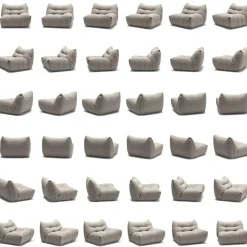 MONO Modulsoffa Höger, Steam White