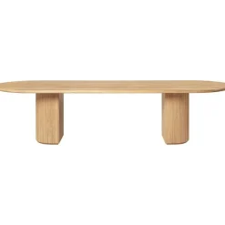 GUBI Matbord Och Barbord-Moon Matbord Elliptical 290x105 cm, Massiv Såpad Ek