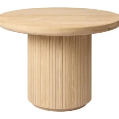 GUBI Soffbord-Moon Soffbord Runt Ø60 x H45, Massiv Såpad Ek