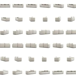 Decotique 2-Sitssoffor-Moore 2-Sitssoffa, Plush Beige