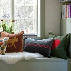 Chhatwal & Jonsson Prydnadskuddar & Fodral-Moose Kuddfodral 50x50 cm, Konjak