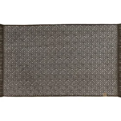 MOROCCO Badrumsmatta, Svart / Grå