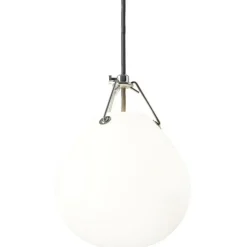 Moser Pendel Ø185 mm, Matt Vitt Opalglas