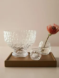 Kosta Boda Fruktskålar|Salladsskålar-Moss Skål 19 cm, Klar