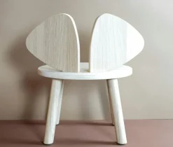 Mouse Barnstol (2-5 år), Mattlackerad Ek