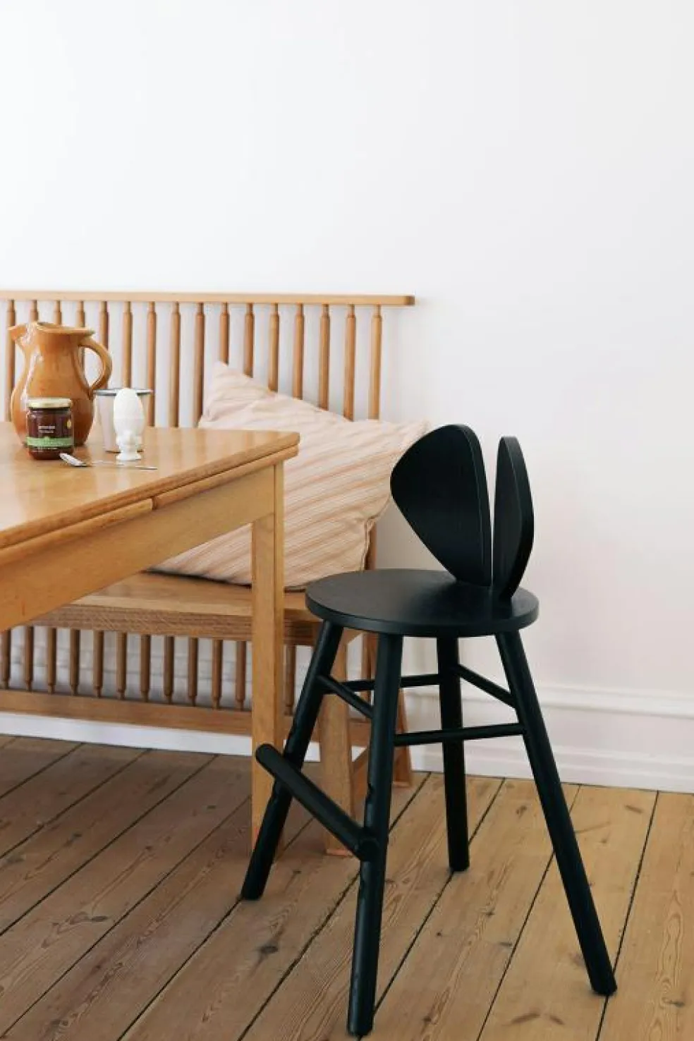 Mouse Junior Barnstol (3-9 år), Vitoljad Ek