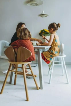 Mouse Junior Barnstol (3-9 år), Vitoljad Ek