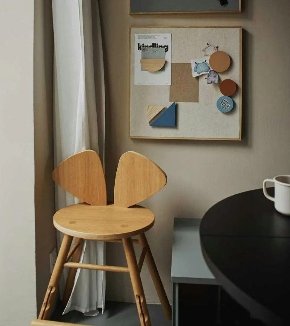 Mouse Junior Barnstol (3-9 år), Vitoljad Ek