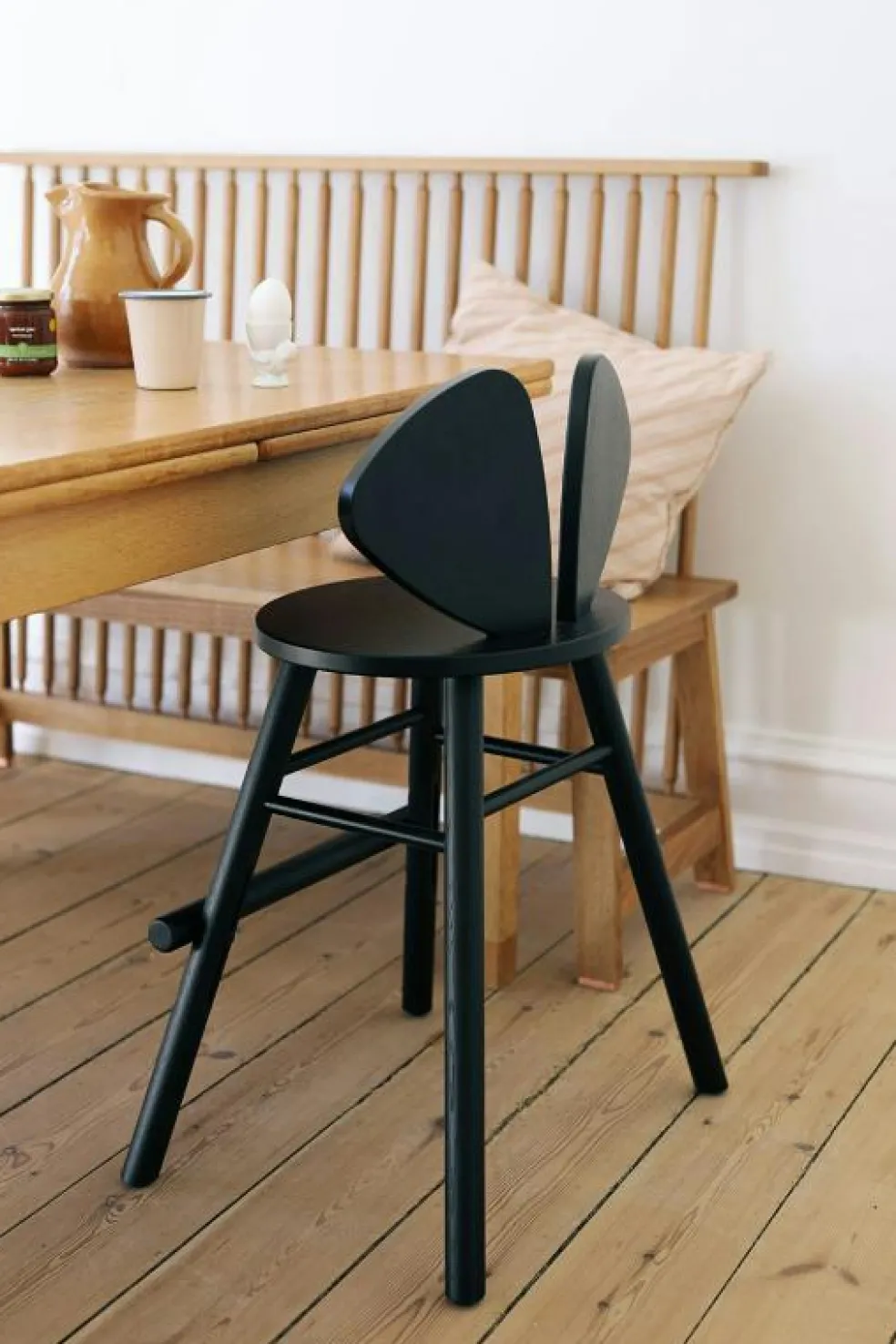 Mouse Junior Barnstol (3-9 år), Vitoljad Ek