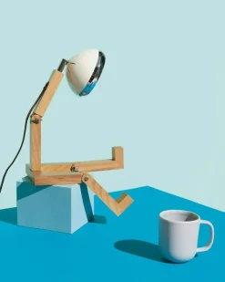 Mr. Wattson Bordslampor-Bordslampa, Vintage White