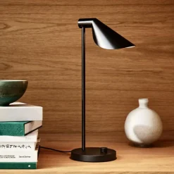 Fritz Hansen Sänglampor|Skrivbordslampor-MS022 Bordslampa, Rostfritt Stål